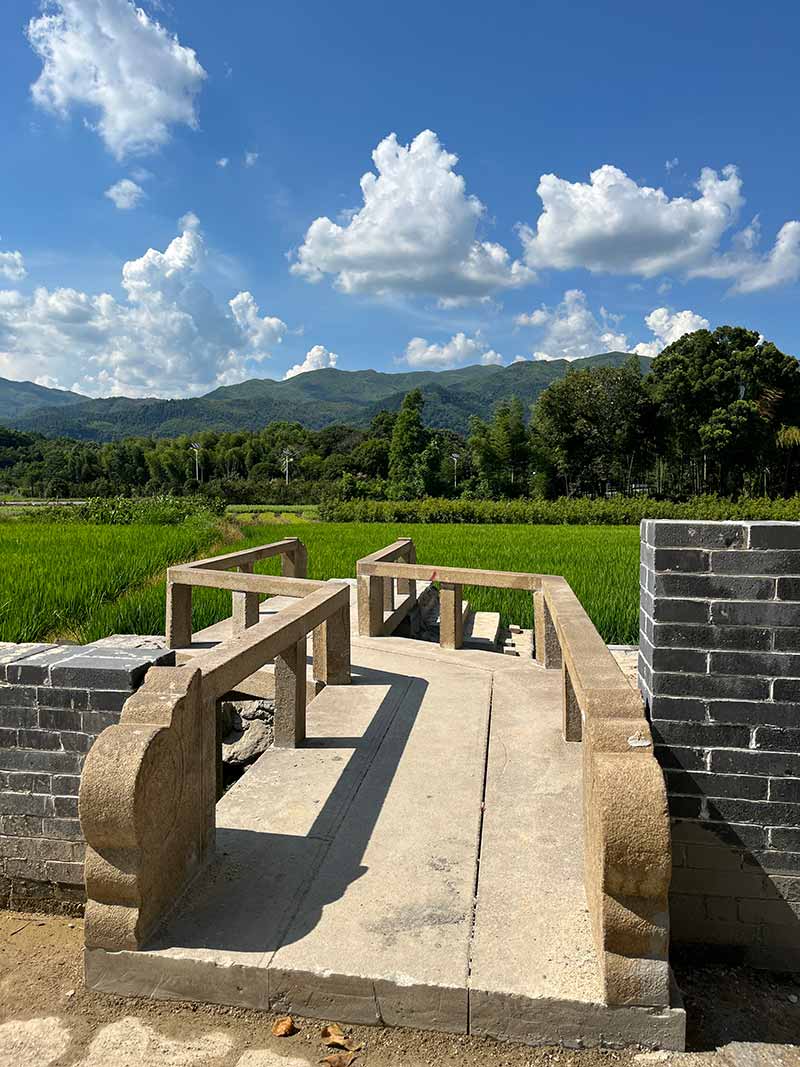 白山花岗岩仿古石材景区使用案例