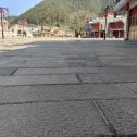 白山仿古石铺装效果