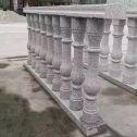 白山 芝麻白圆形光面花瓶柱，栏杆