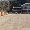 白山仿古石铺装效果