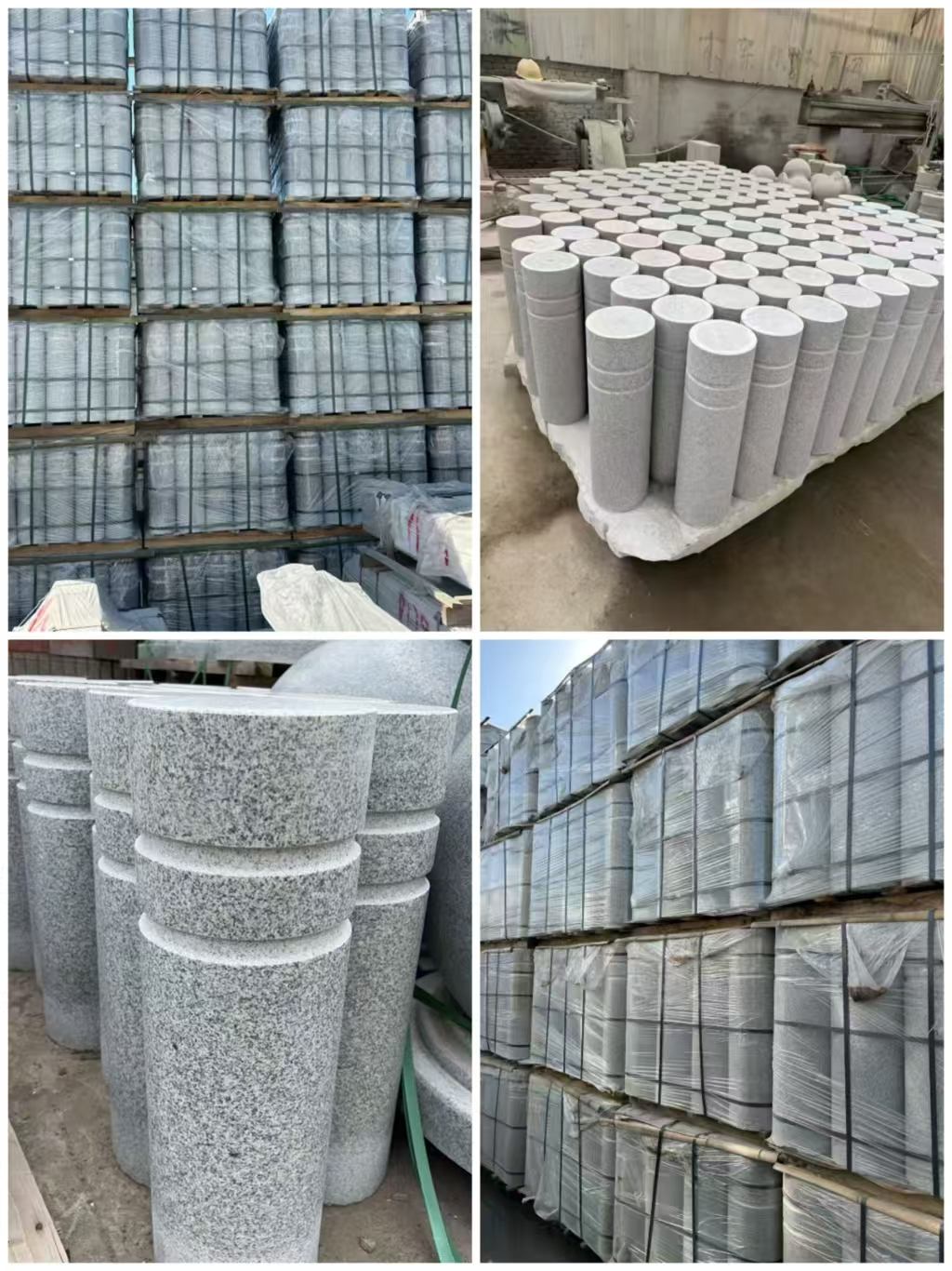 白山 芝麻白花岗岩挡车柱、隔离柱多少钱